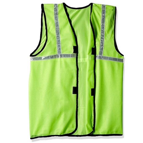 Safari Pro Green 1 Inch Reflective Safety Jacket, Mesh Type